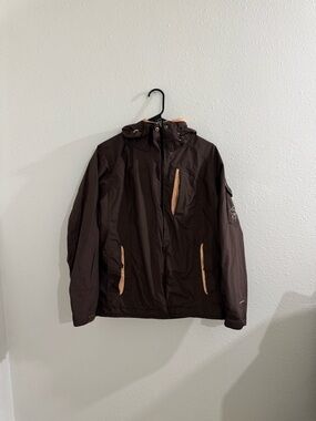 Brown Columbia snow jacket